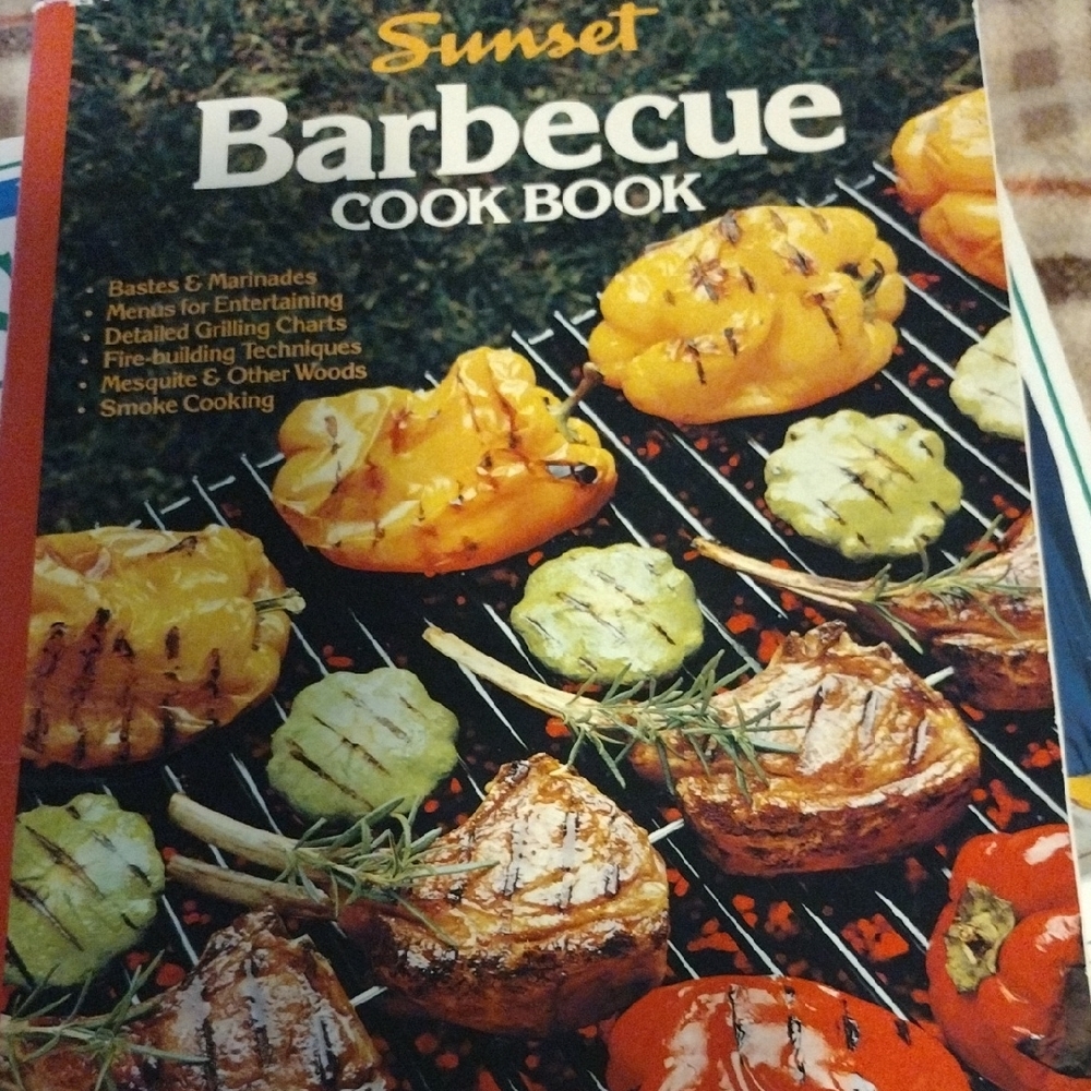Sunset Barbecue Cookbook with Grilled Recipes and Colorful Images